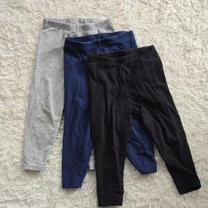 Carter's 3-Pack Leggings in Black, Navy & Gray